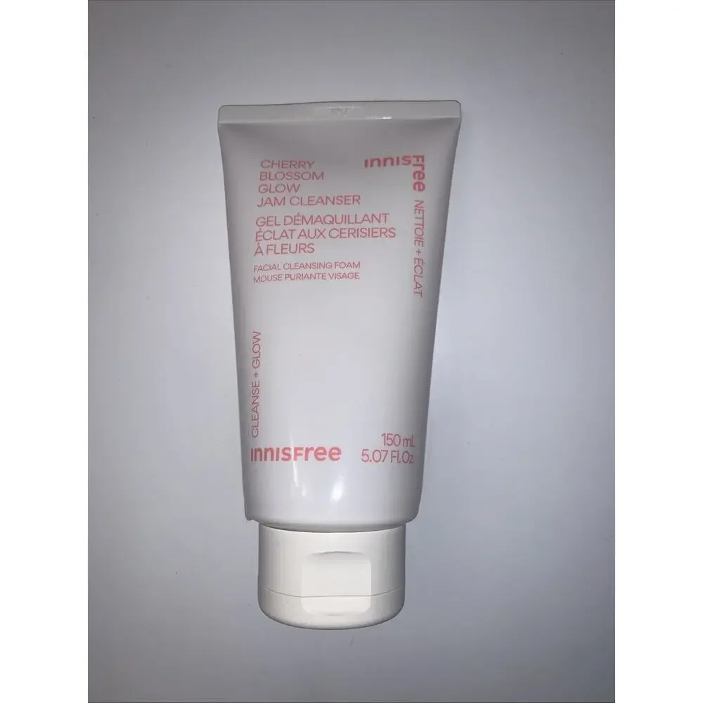Innisfree Cherry Blossom Cleansing Foam Face Wash 2 Pack 5.07oz K-Beauty New